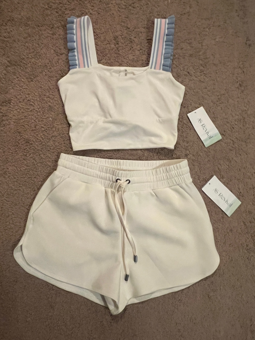 NWT Drawstring Shorts and Top Set